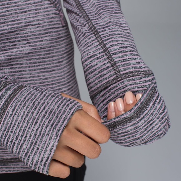 Lululemon Race Your Pace 1/2 Zip 4 Grey Mauve - Picture 2 of 14